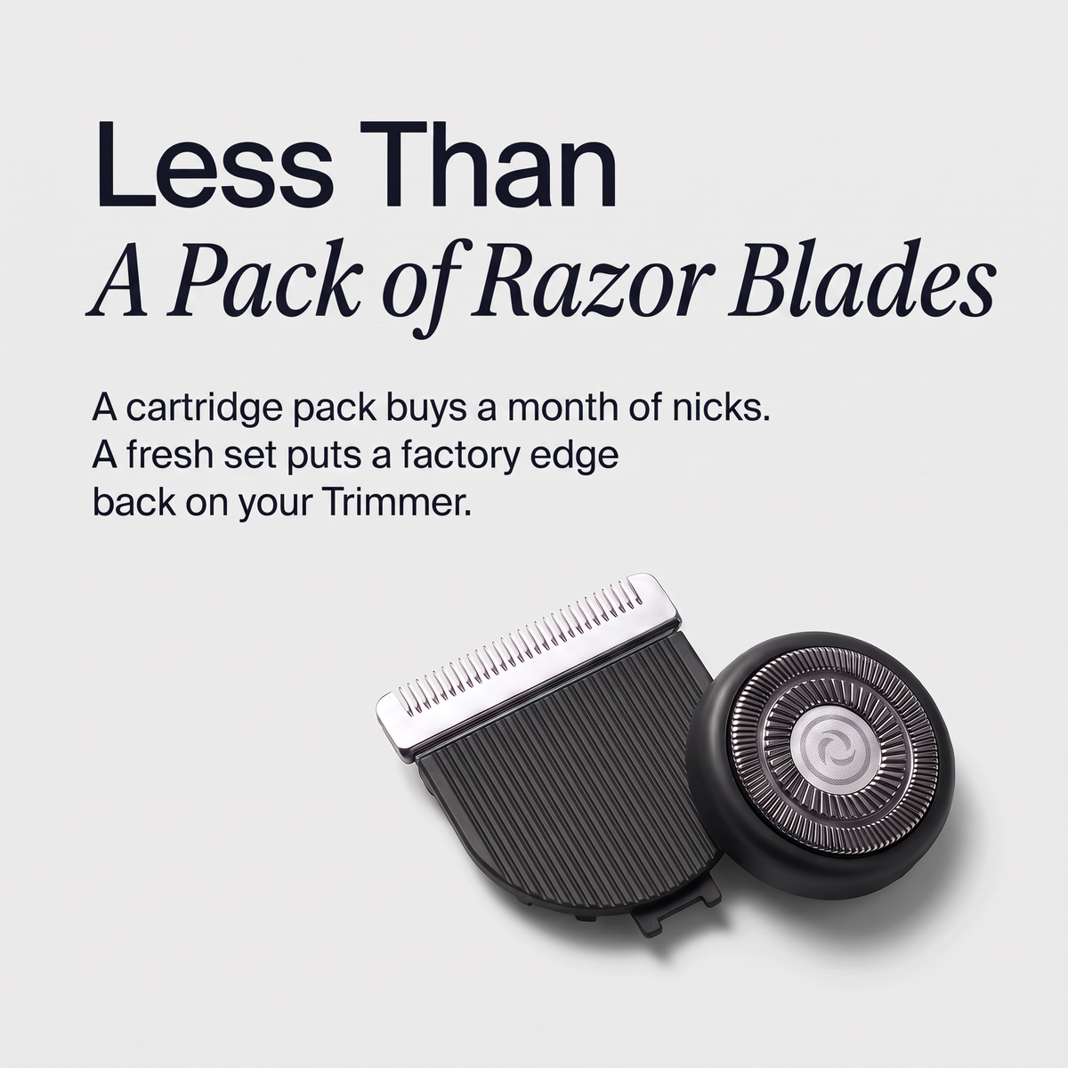 Trimmer 2.0 Replacement Heads - Black